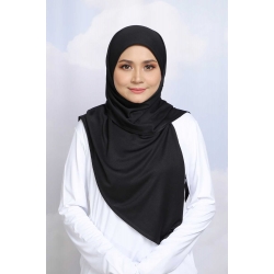 Tudung Adeela Active Tieback - Black